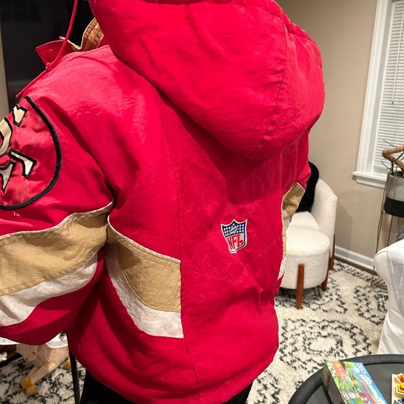 San Francisco 49’ers NFL Pro Line starter jacket XL detachable hood. - Picture 8 of 10